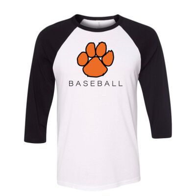 Dumont 3/4 Sleeve Black-White Thumbnail