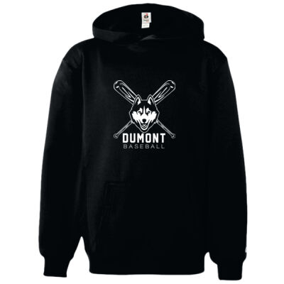 Dumont Old English Performance Hoodie Youth Black 4 Thumbnail